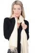 Cashmere & Silk accessories shawls platine champagne 201 cm x 71 cm